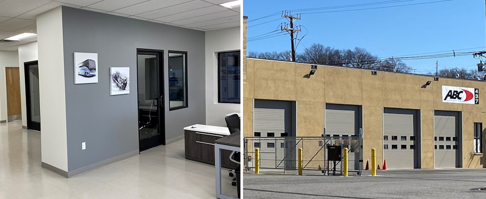 A major renovation and expansion at ABC Companies Jersey City, NJ facility is attracting customers throughout the Northeast Corridor. Featuring 8 service bays, 2 paint booths, portable lifts, full dump and wash area, and onsite equipment and parts inventory, the newly redesigned facility sits on five acres and offers customers full equipment sales, service and body shop services.