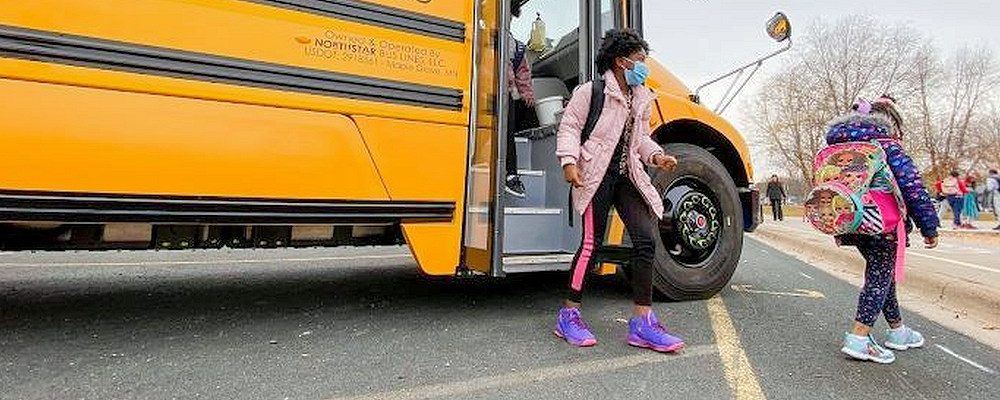 Eight new electric school buses are expected to serve five Minnesota school districts.