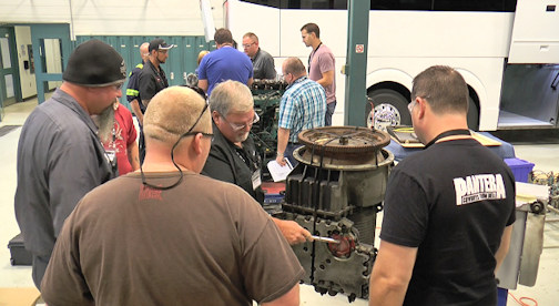 These behind the scenes tours are unique in allowing those who work closely with Prevost coaches to see firsthand the parts they routinely work on - before becoming part of the finished bus.